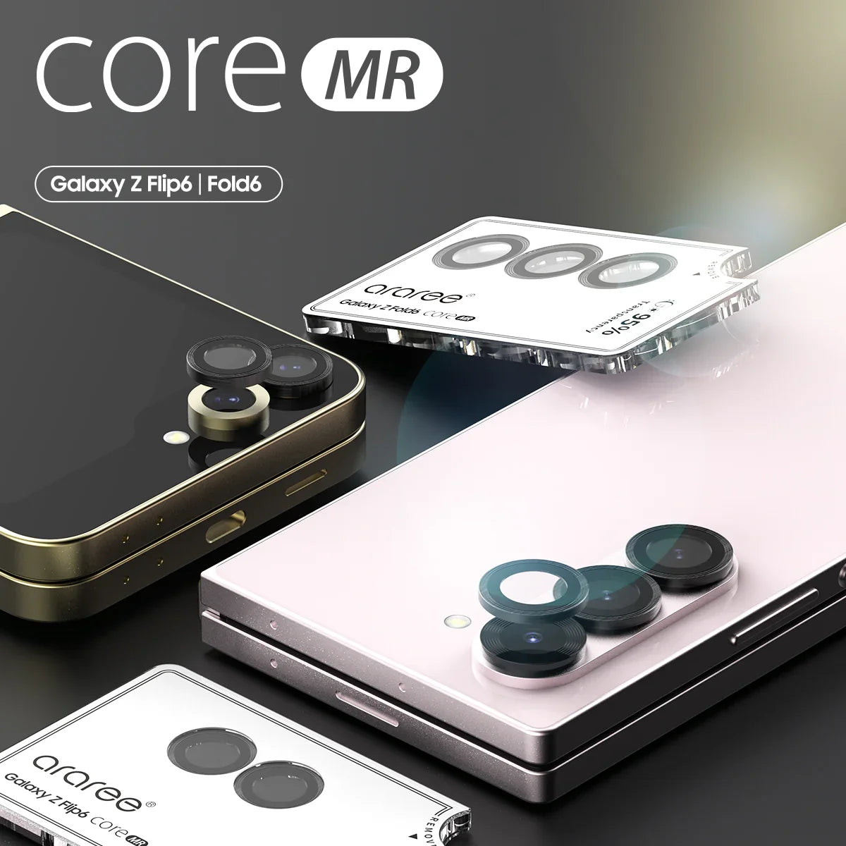 Araree Samsung Z Fold 6 Core Camera Metal Ring - Clear - Tashqila Araree Samsung Z Fold 6 Core Camera Metal Ring - Clear - Tashqila
